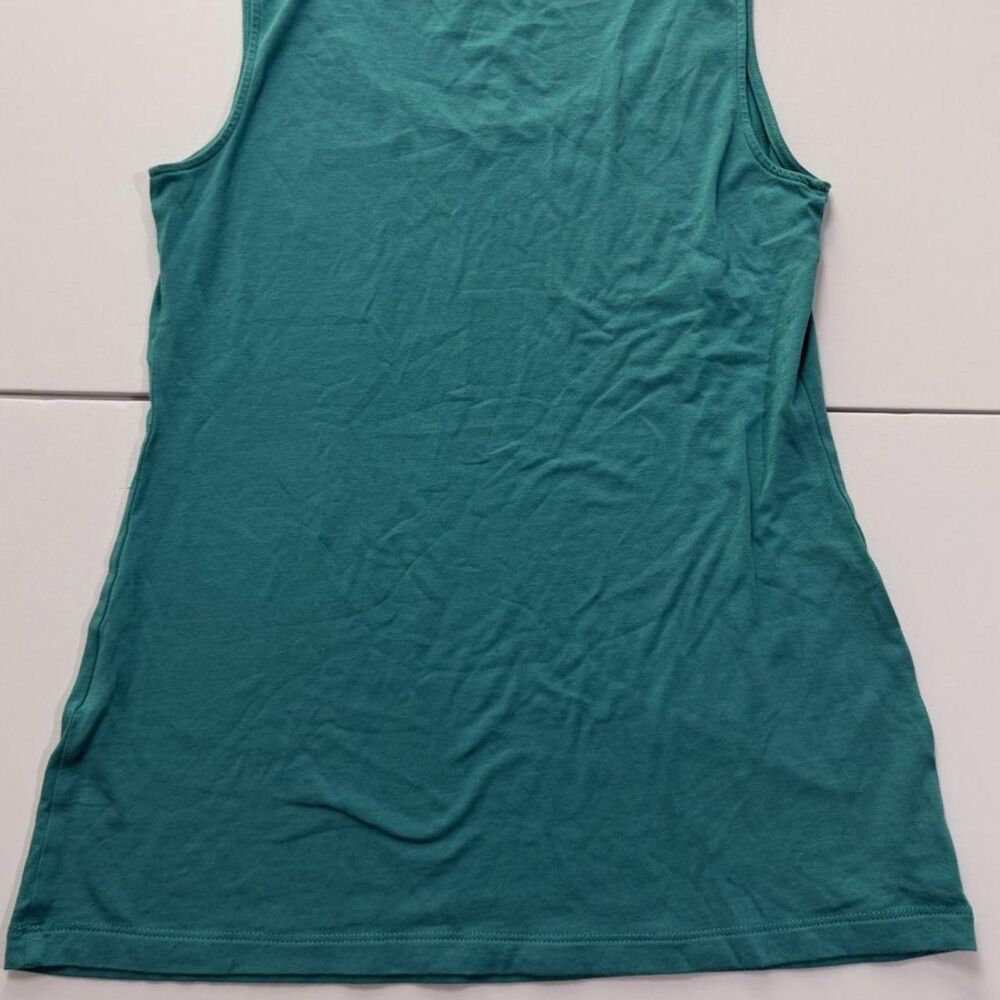 Banana Republic Luxe Touch Teal Scoop Neck Tank Top Women's S